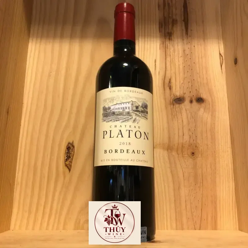 Mua vang phap platon chateau bordeaux red giá rẻ tại Sài Gòn