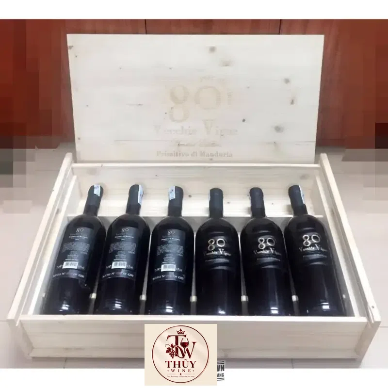 Vang Ý 80 VECCHICE VIGNE RISERVA PRIMITIVO DI MANDURIA