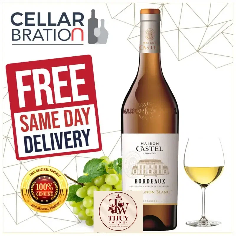 Địa chỉ bán vang phap maison castel bordeaux sauvignon blanc giá rẻ tại Sài Gòn