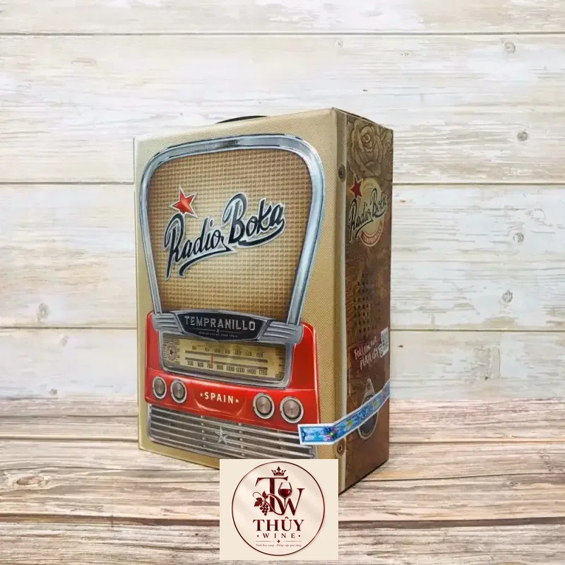 Rượu vang bịch Radio Boka Tempranillo 3L