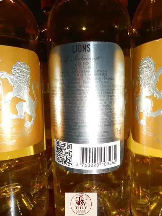 Vang Pháp Lions de Suduiraut Sauternes