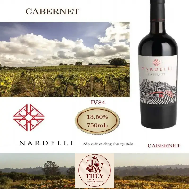 Mua ruou vang y nardelli cabernet ditalia giá rẻ tại Hà Nội