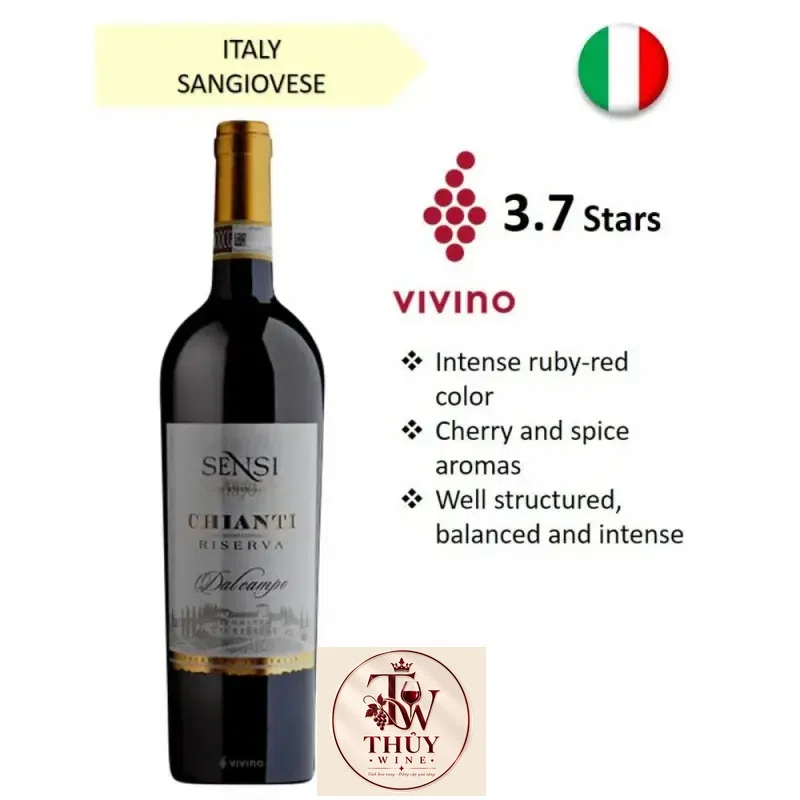 Mua ruou vang y sensi dalcampo chianti docg riserva giá rẻ tại Sài Gòn