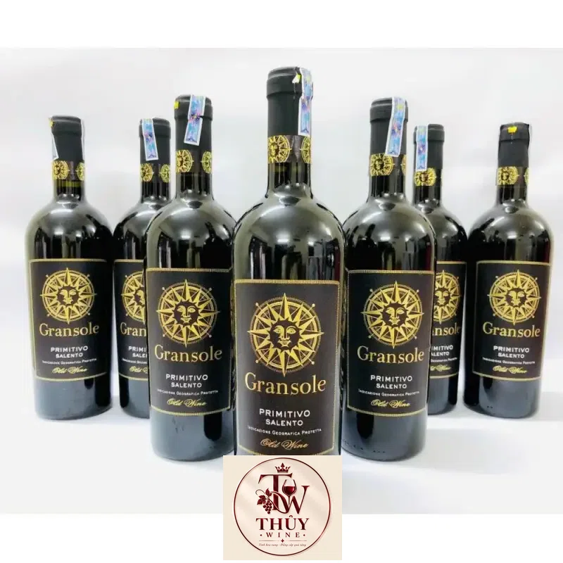 Rượu Vang Ý GRANSOLE PRIMITIVO SALENTO uống ngon