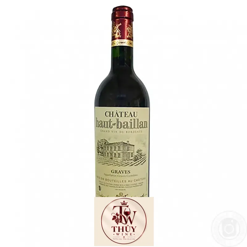 Vang Pháp Haut Baillan Chateau Graves Rouge uống ngon