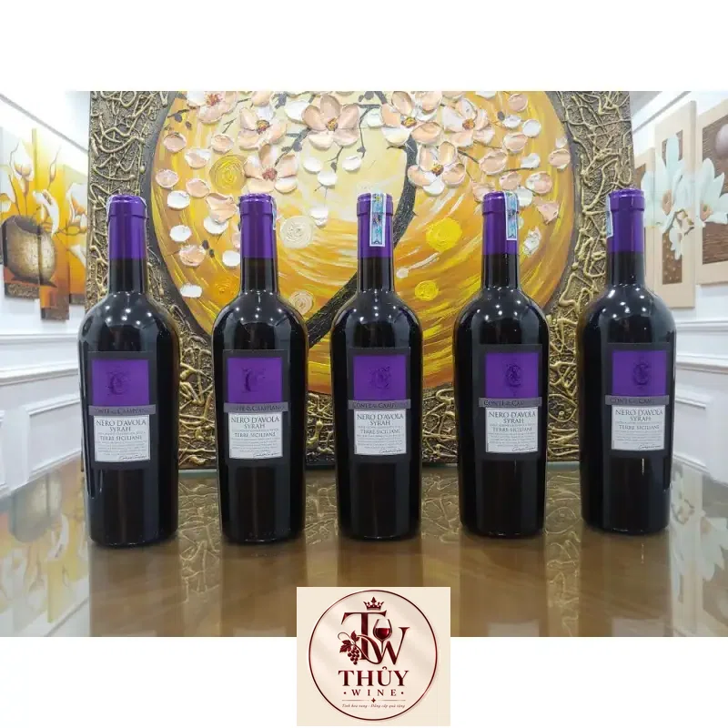 Mua ruou vang do chat nero d avola syrah terre siciliane giá rẻ tại Sài Gòn