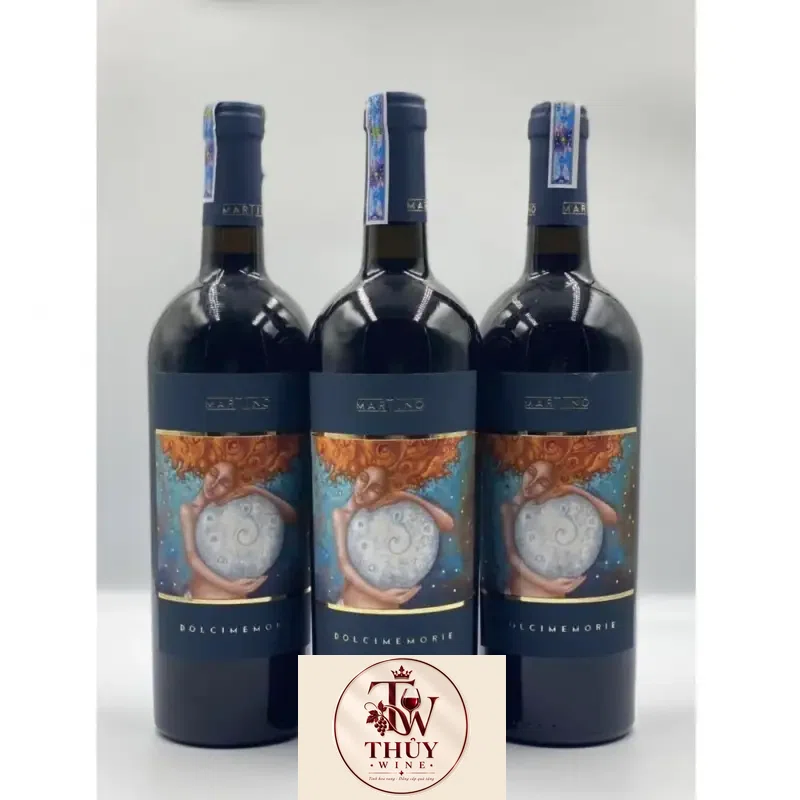 Vang Ý Martino Dolcimemorie Rosso Salento uống ngon