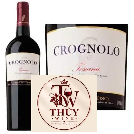 Rượu vang Ý Crognolo Toscana
