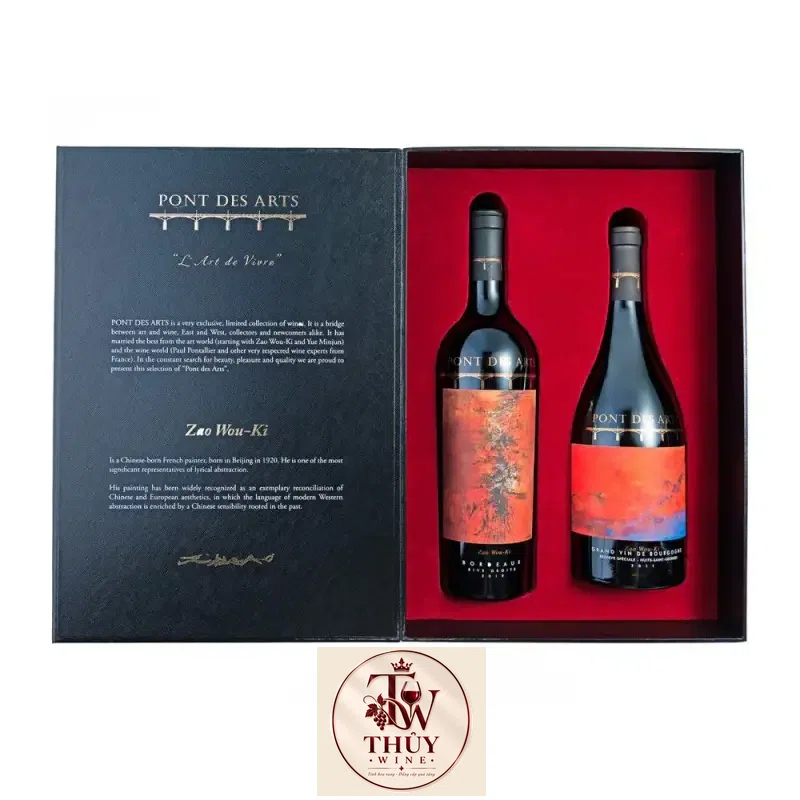 Rượu vang Pháp Pont des Arts Zao Wou Ki Nuits Saint Georges