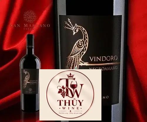 rượu vang con công vindoro negroamaro