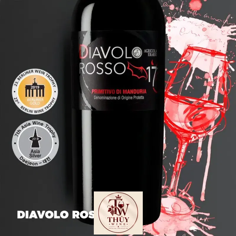 Địa chỉ mua vang y do diavolo rosso primitivo di manduria giá rẻ nhất