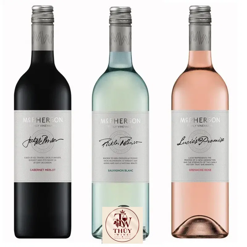 Rượu vang McPherson Family Vineyard Đỏ - Trắng - Hồng