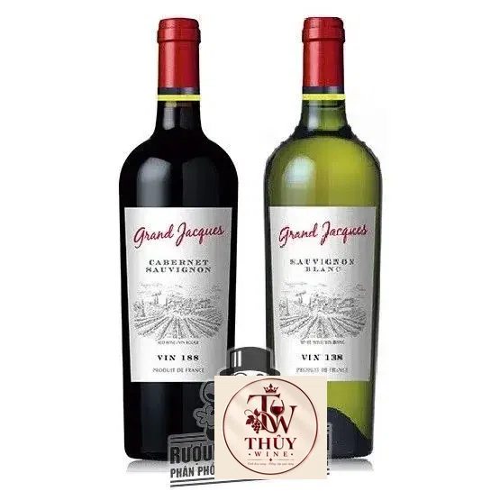 Vang Pháp Grand Jacques Sauvignon (Đỏ - Trắng)