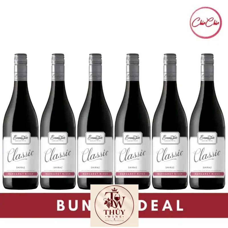 ruou vang evans tate classic red white chiet khau cao giá bao nhiêu