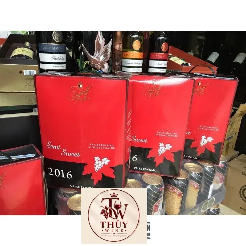 Vang Bịch Ngọt RAYNOFF SEMI SWEET 3L GIÁ RẺ