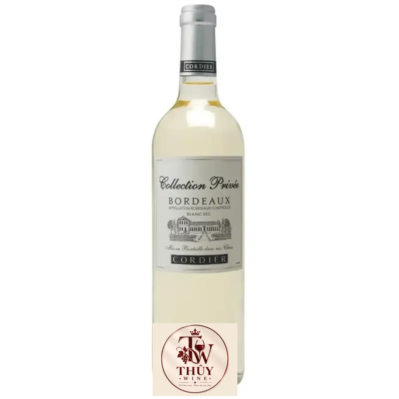 Vang Pháp Collection Privee Bordeaux Blanc Cordier uống ngon