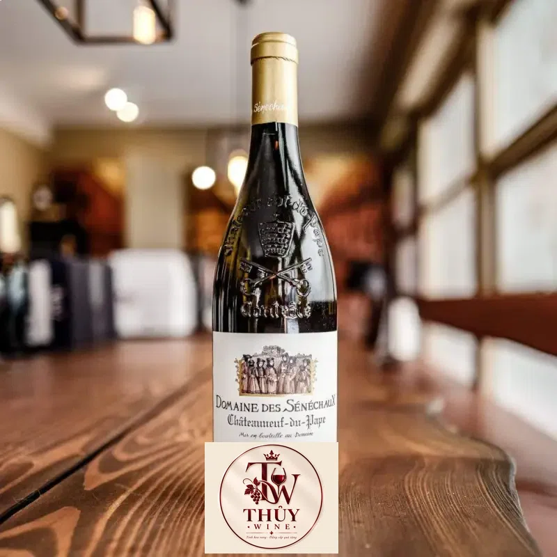 Mua vang phap chateauneuf du pape domaine des senechaux blanc giá rẻ tại Hà Nội