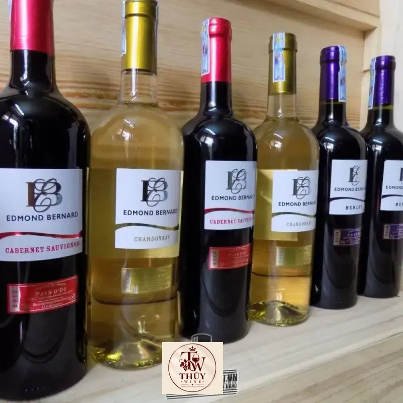 Địa chỉ bán vang phap edmond bernard cabernet sauvignon merlot chardonnay giá rẻ nhất