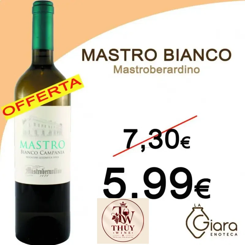 Địa chỉ bán vang y mastro bianco campania mastroberardino giá rẻ tại Sài Gòn