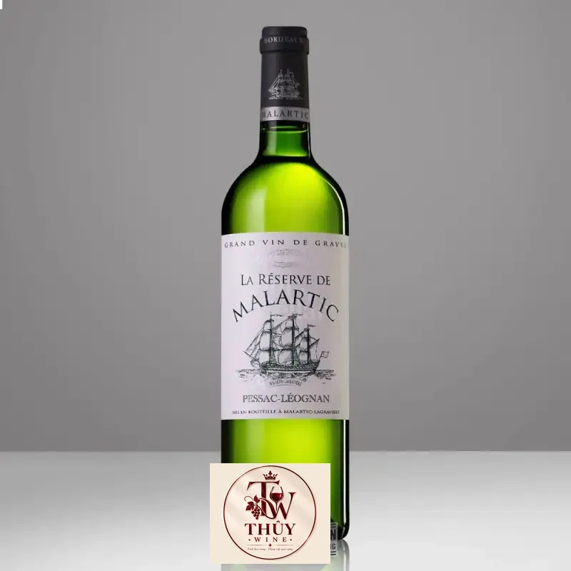 Vang Pháp La Reserve de Malartic Blanc Pessac Leognan thượng hạng