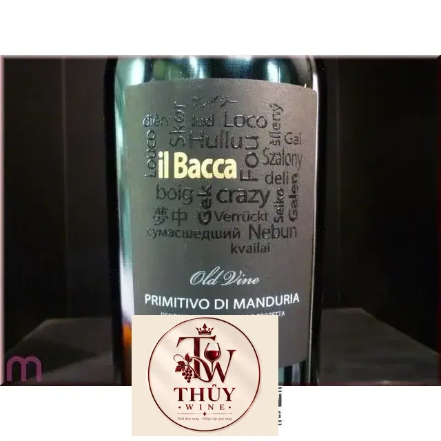 Vang Ý IL BACCA Primitivo Di Manduria