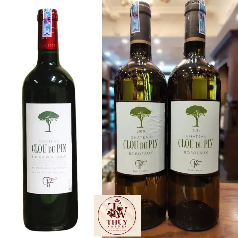 Vang Pháp Chateau Clou Du Pin Bordeaux Superieur Đỏ - Trắng