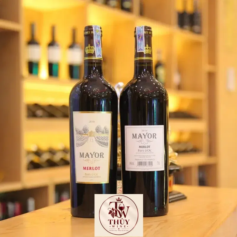 Vang Pháp Mayor Merlot 2016