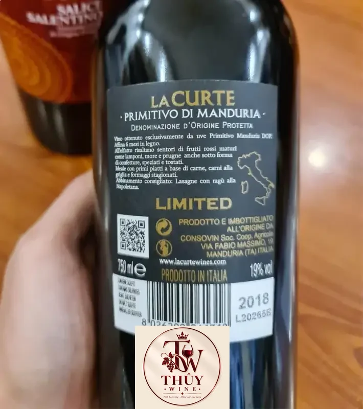 Rượu vang LaCurte hộp quà