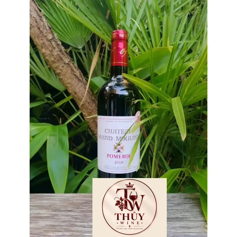 vang phap chateau gran moulinet pomerol giá bao nhiêu