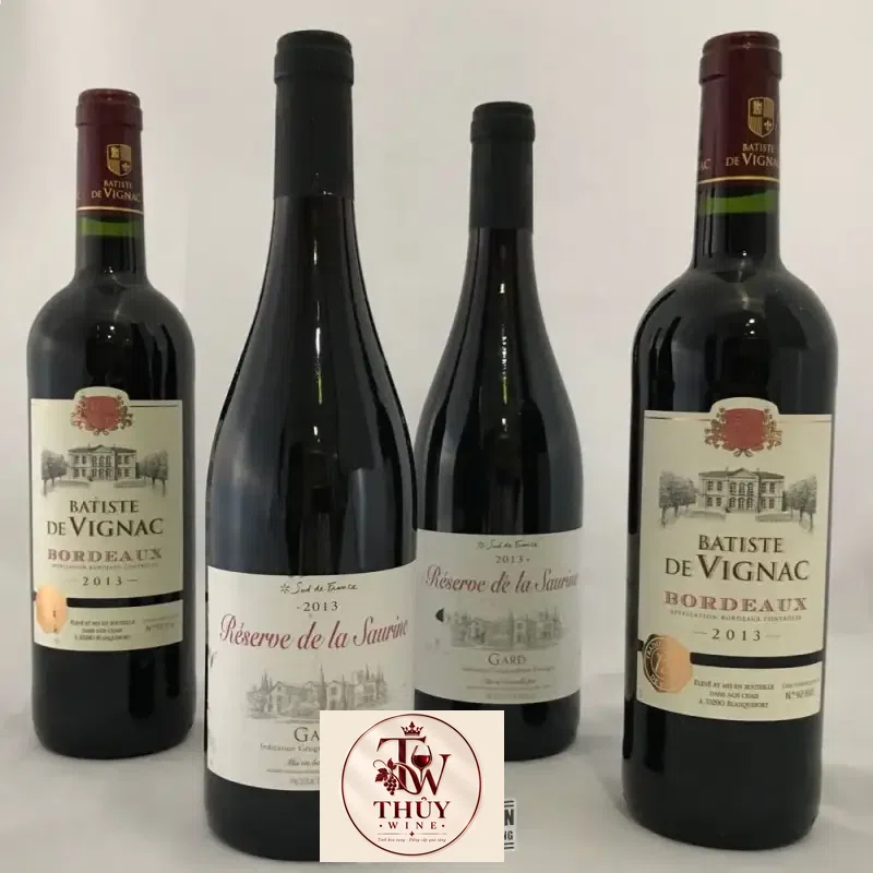 Giá vang phap batiste de vignac bordeaux