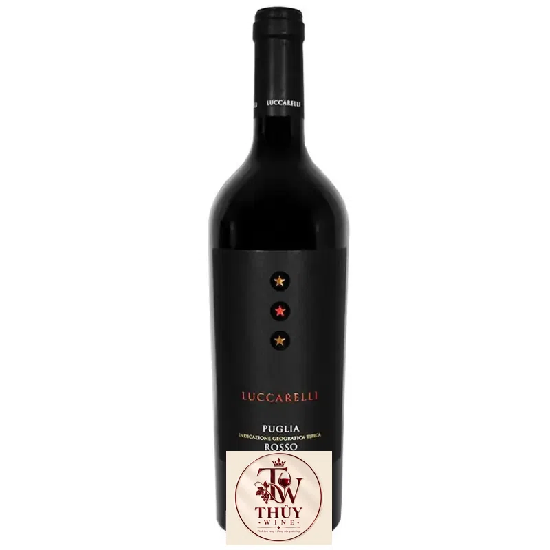 Rượu Vang Ý Luccarelli Rosso Puglia uống ngon