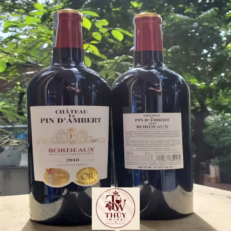 Giá vang phap chateau le pin d ambert bordeaux do gia tot