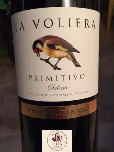 Rượu vang La Voliera Primitivo Salento IGT