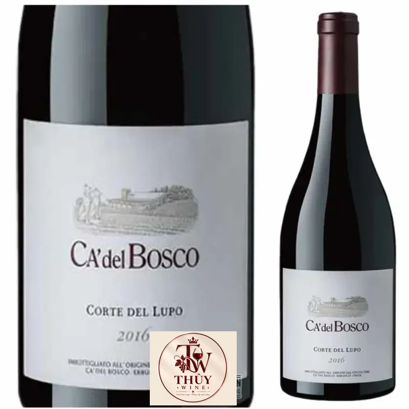 Địa chỉ bán vang y ca del bosco corte del lupo giá rẻ tại Sài Gòn