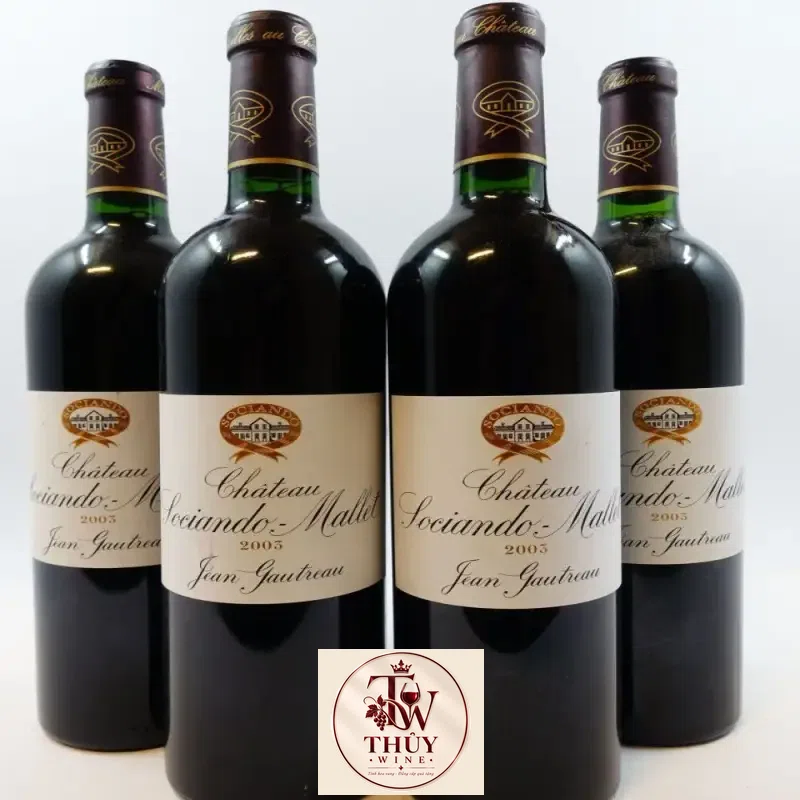 Địa chỉ bán vang phap chateau sociando mallet haut medoc giá rẻ tại Sài Gòn