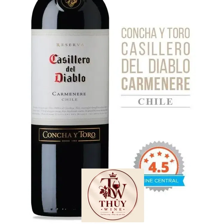 Vang Chile CASILLERO DEL DIABLO Carmenere