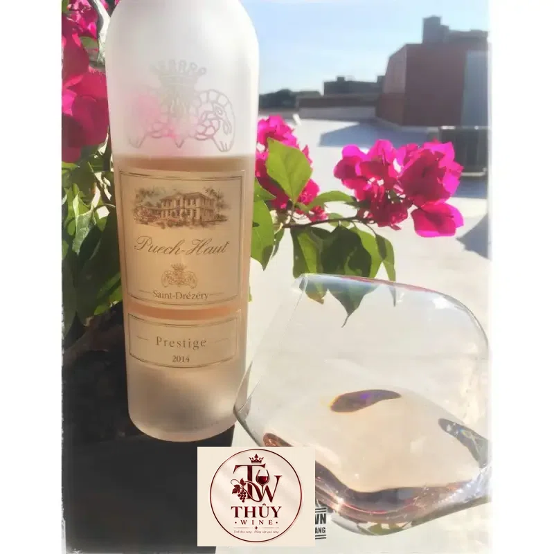 Mua vang phap chateau puech haut prestige rose giá rẻ tại Sài Gòn