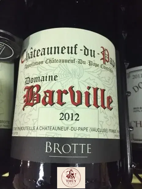 Vang Pháp Domaine Barville Châteauneuf du Pape