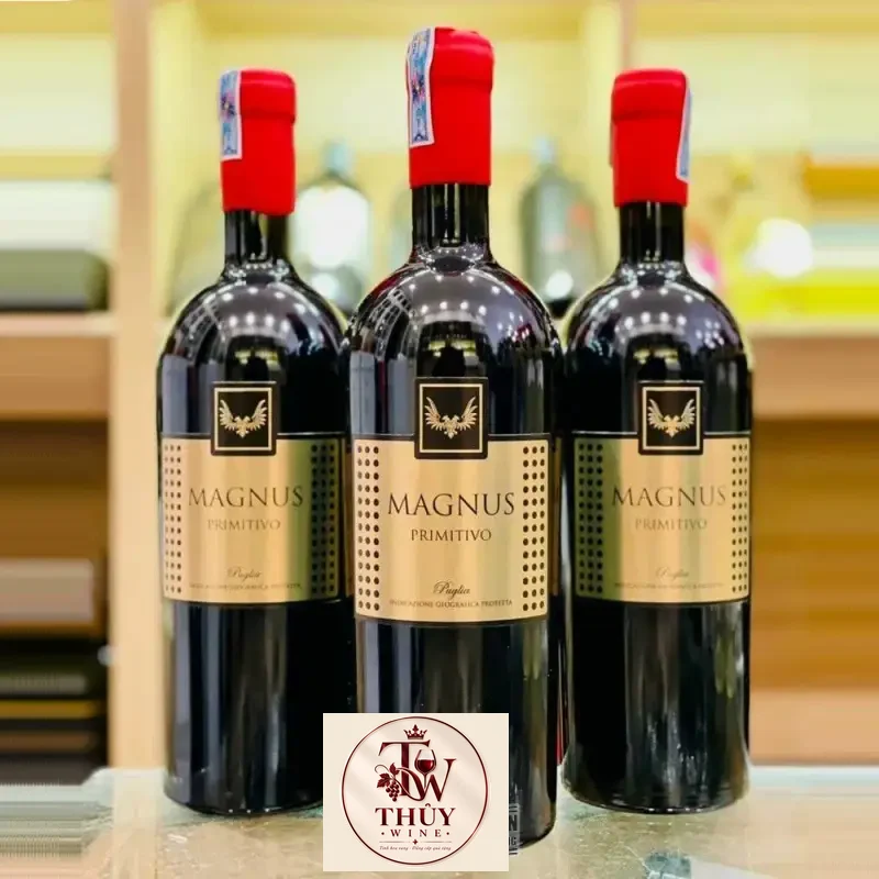 Rượu Vang Ý MAGNUS PRIMITIVO PUGLIA uống ngon