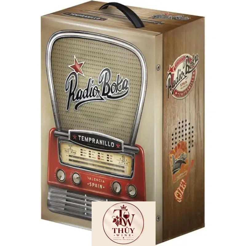 Rượu vang bịch Radio Boka Tempranillo 3L