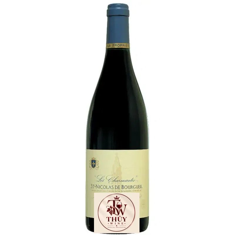 Vang Pháp Les Charmantes Saint Nicolas de Bourgueil uống ngon
