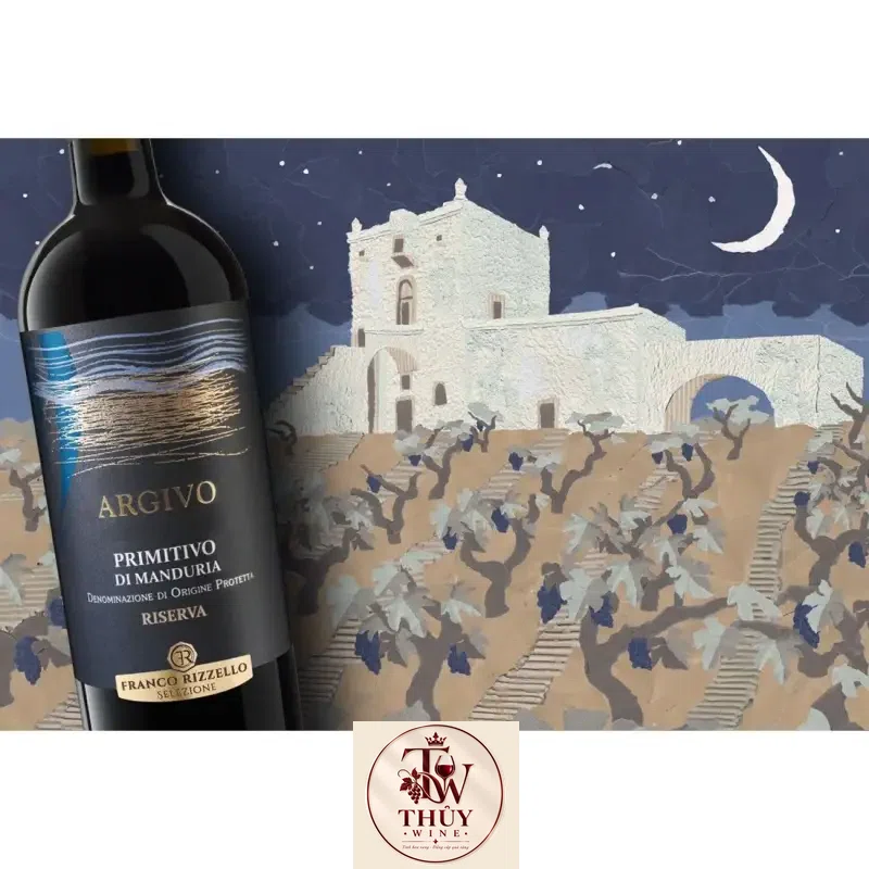 Vang Ý ARGIVO PRIMITIVO DI MANDURIA 16 ĐỘ