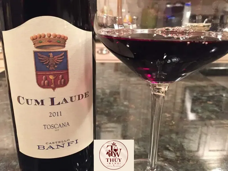 Vang Ý Castello Banfi Cum Laude Toscana