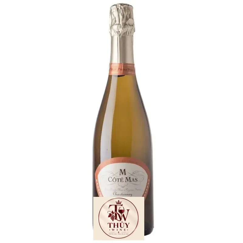 Vang Nổ Pháp Cote Mas Chardonnay Blanc De Blanc uống ngon