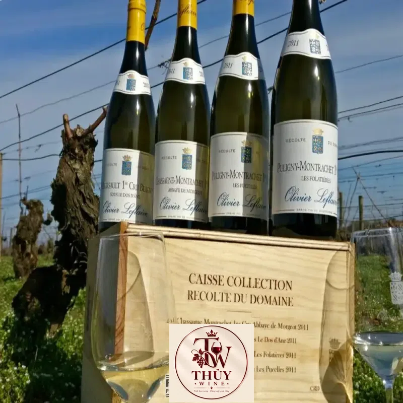 vang phap puligny montrachet les folatieres olivier leflaive giá bao nhiêu