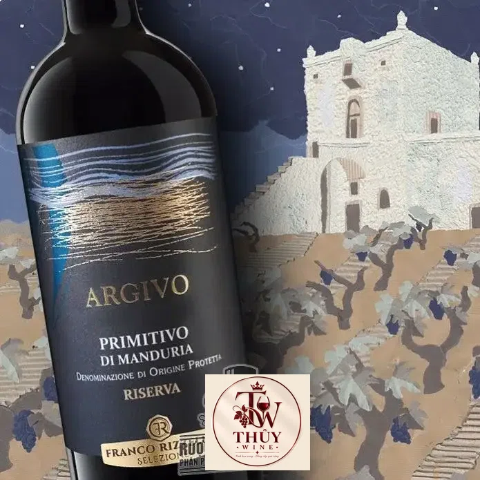 Vang Ý ARGIVO PRIMITIVO DI MANDURIA 16 ĐỘ