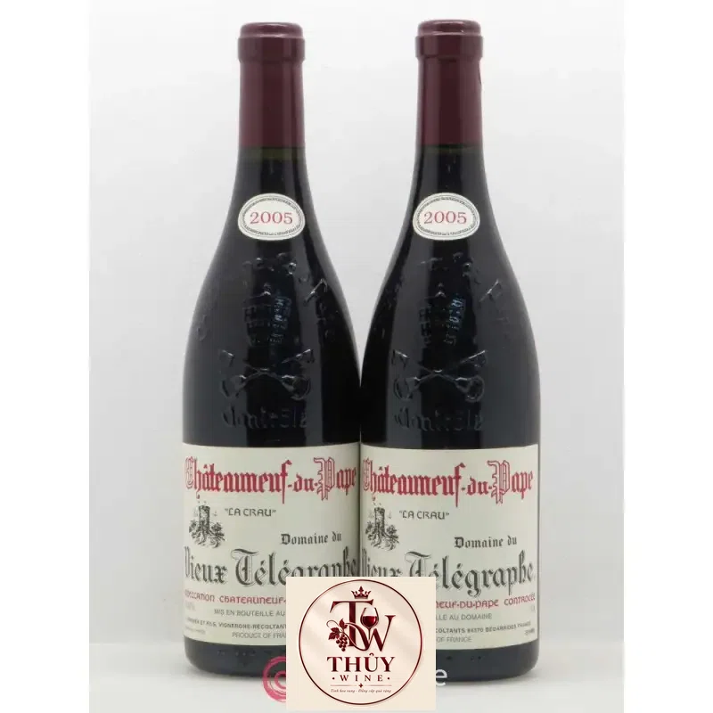 Địa chỉ mua vang phap domaine du vieux telegraphe la crau chateauneuf du pape giá rẻ nhất