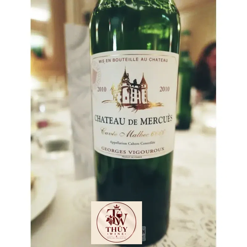 Vang Chateau de Mercues Cahors