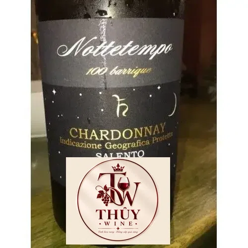 Vang Ý Nottetempo 100 Barrique Chardonnay Salento