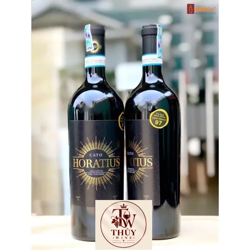 Vang Ý Horatius Aglianico Cato